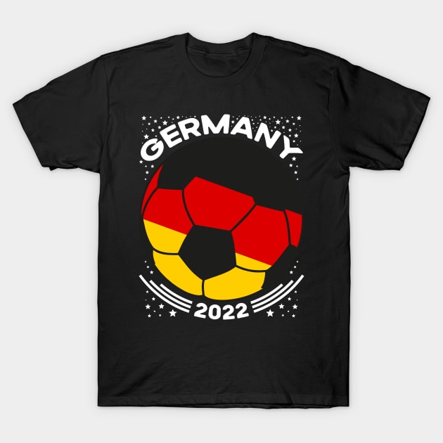 Germany Flag Soccer Football Team T-Shirt by mcoshop